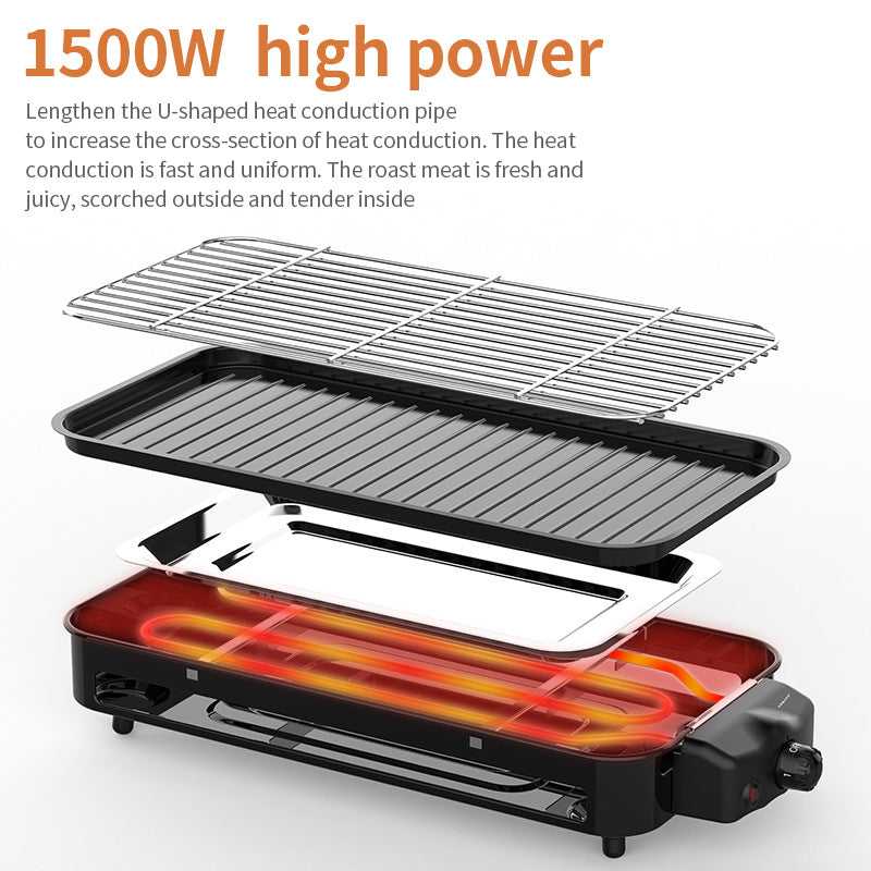 Indoor Smokeless Electric BBQ Grill