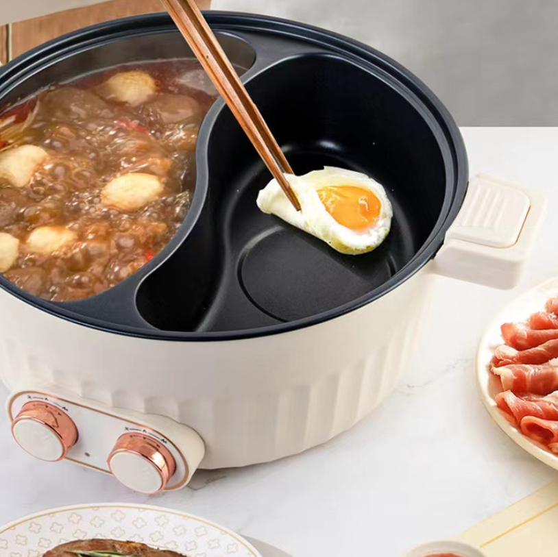 Electric Hot Pot with Dual Temperature Control