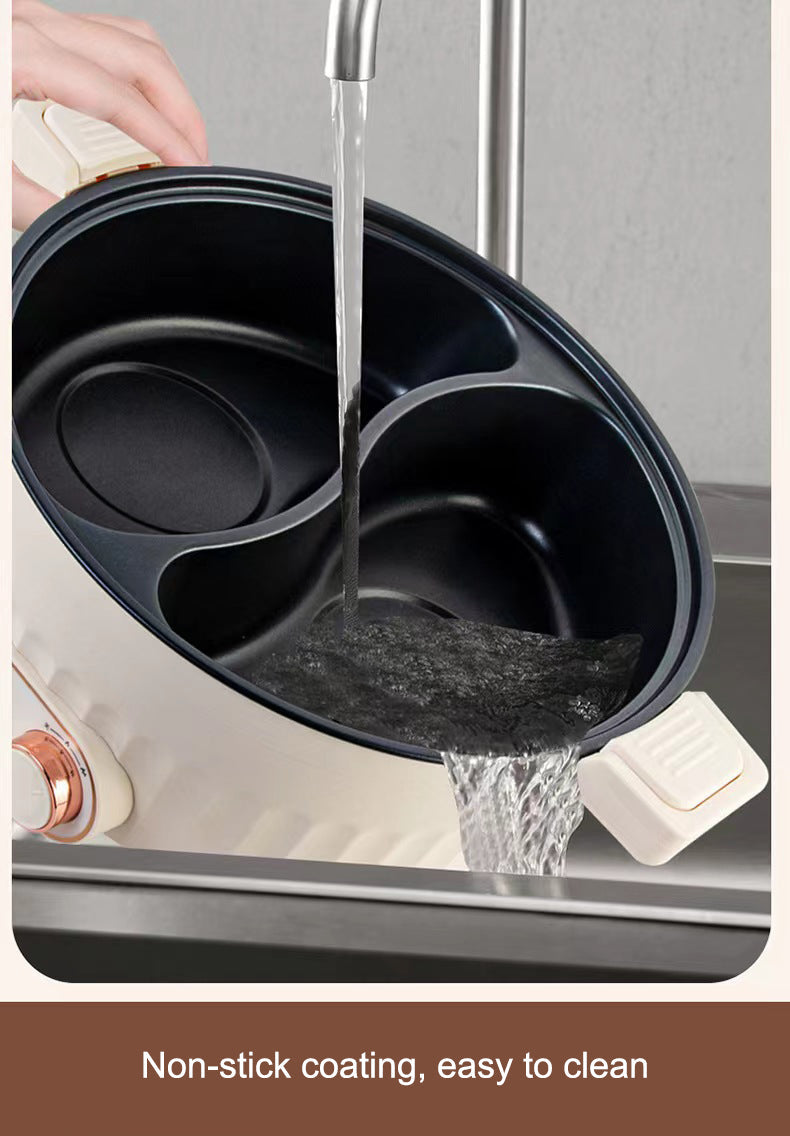 Electric Hot Pot with Dual Temperature Control