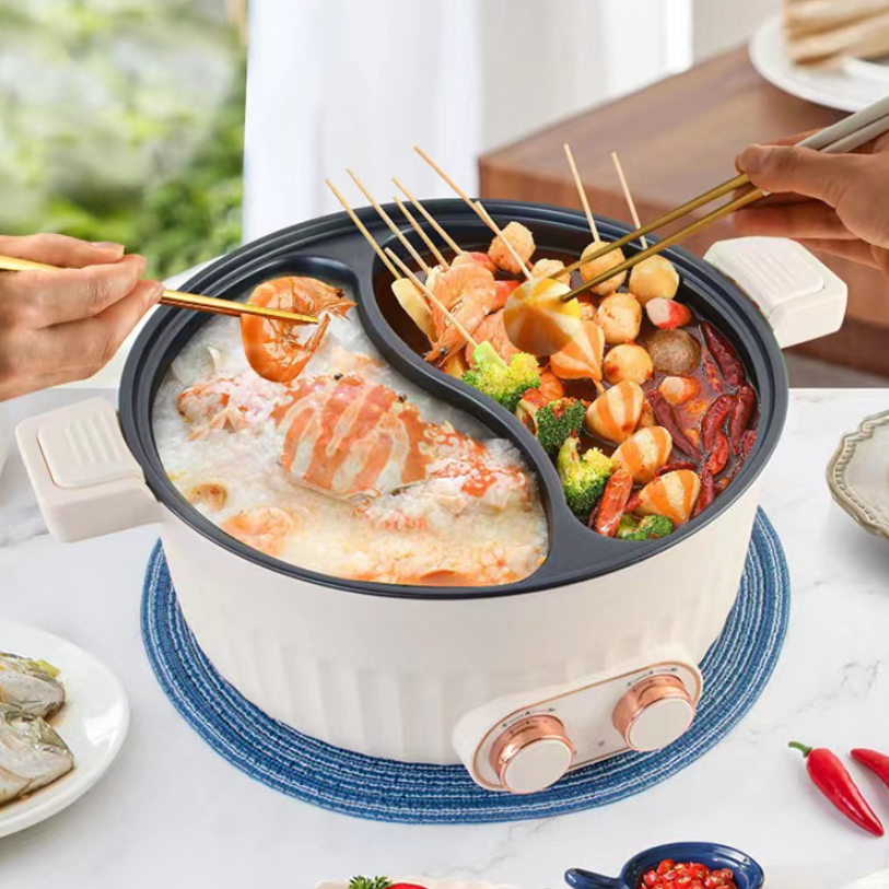 Electric Hot Pot with Dual Temperature Control