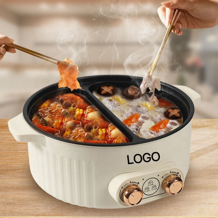 Electric Hot Pot with Dual Temperature Control