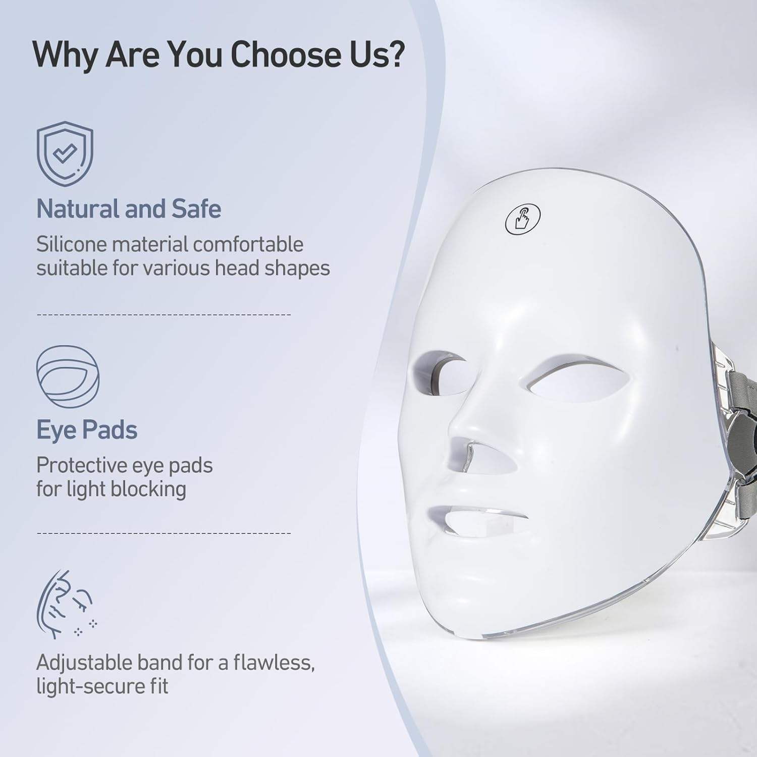 LED Light Therapy Facial Mask