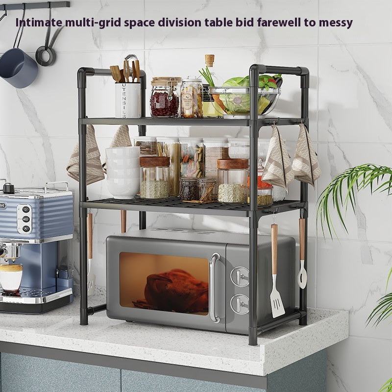 Multi-Layer Microwave and Spice Storage Rack