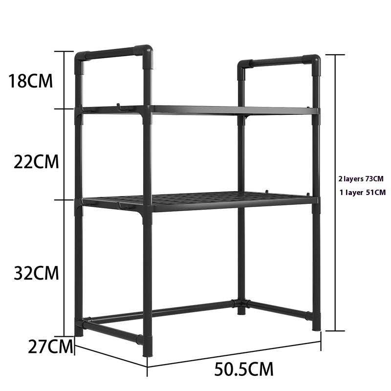 Multi-Layer Microwave and Spice Storage Rack